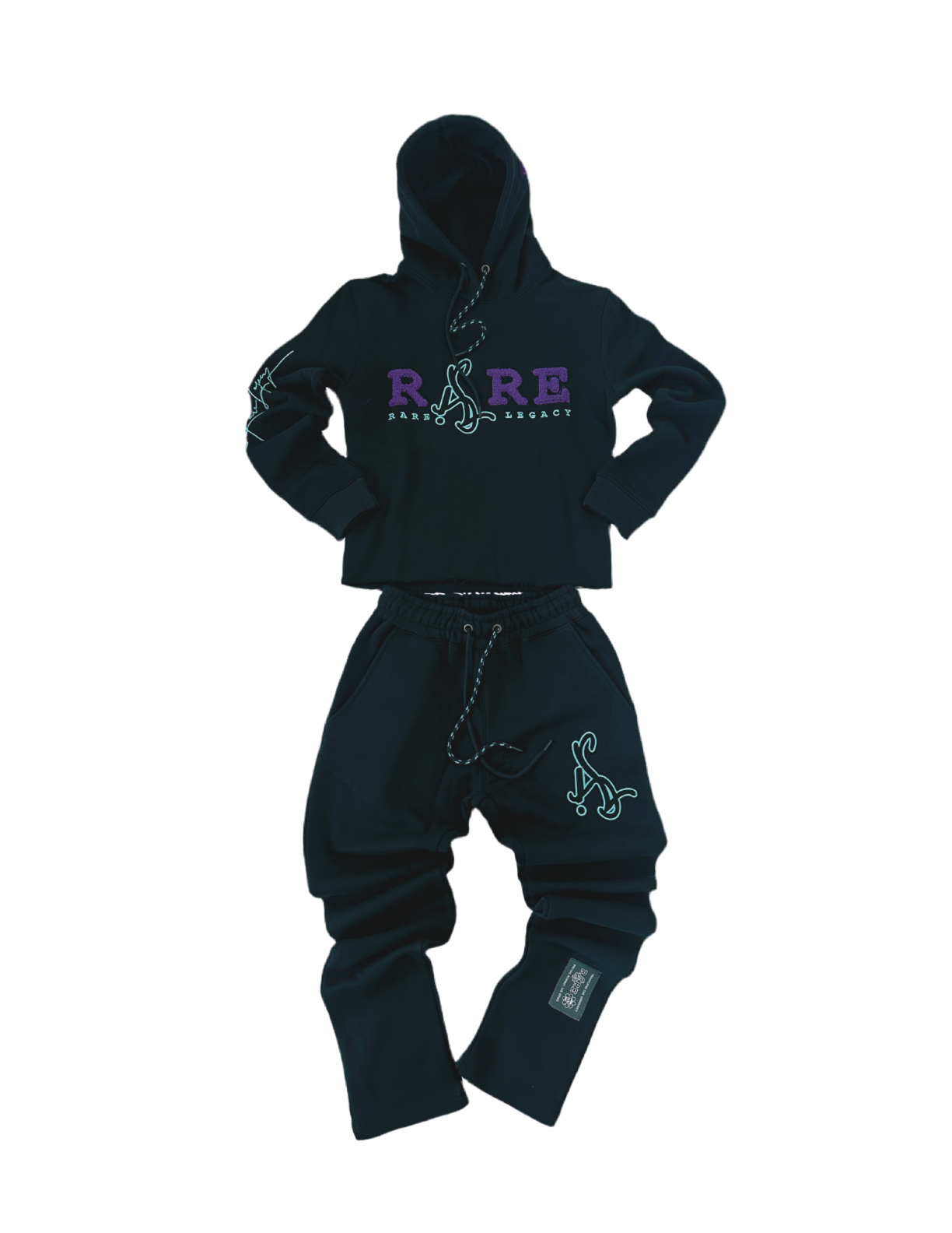 Women's Crop Top Sweatsuit